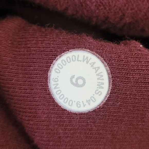 Lululemon Scuba Hoodie Sz 6 Light Cotton Fleece Dark Adobe EUC - Picture 11 of 14